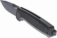 SOG Terminus SJ Daily Ambidextrous Carry Folding Knives with Slip Joint Mechanism | G10 Handle | CRYO D2 Steel Blade Blackout