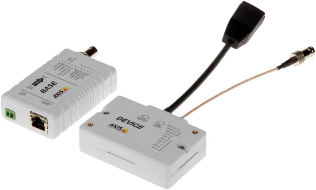 Axis Communications Kit - Media Converter - 100Mb LAN - 10Base-T, 100Base-TX - RJ-45 / BNC