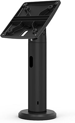 Maclocks TCDP01 Rise Vesa Mount Pole Stand with Cable Management, 7.87 Inch / 20 Centimeters Height (Black)