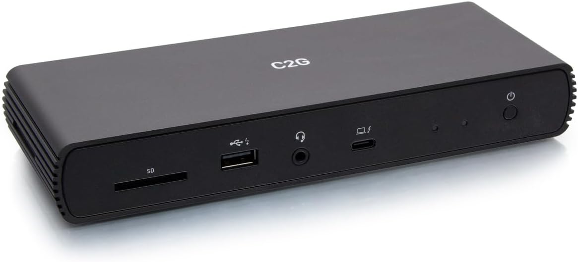 Thunderbolt™ 4 USB-C® 10-in-1 Dual Display Docking Station with Ethernet, USB, SD Card Reader
