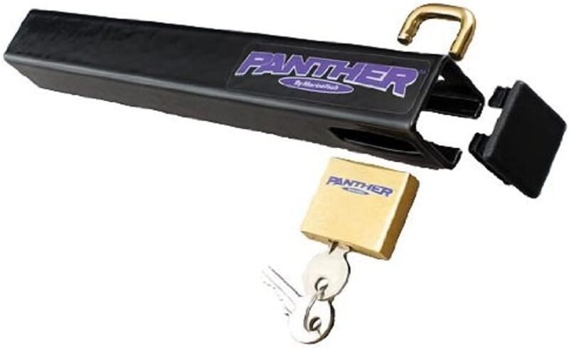 Panther ATV 758000 Outboard Motor Lock - Black