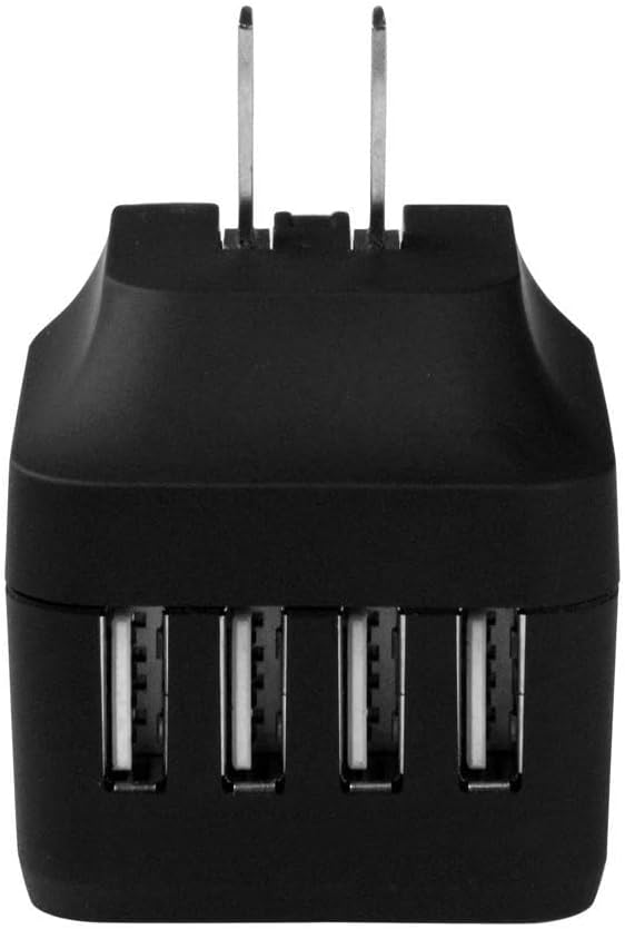 StarTech.com 4-Port Travel USB Wall Charger - 34W/6.8A International Travel Adapter