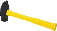 Stanley 56-218 2-1/2-Pound Jacketed Fiberglass Blacksmith Hammer 2.5-Pound Blacksmith Black
