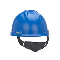MSA V-Gard Cap Style Safety Hard Hat with Fas-Trac III Ratchet Suspension