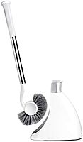 simplehuman Toilet Brush and Plunger with Caddy, Stainless Steel