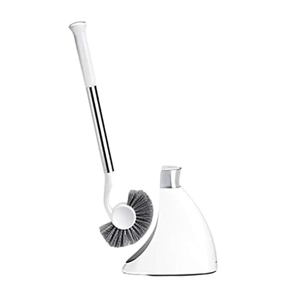 simplehuman Toilet Brush and Plunger with Caddy, Stainless Steel