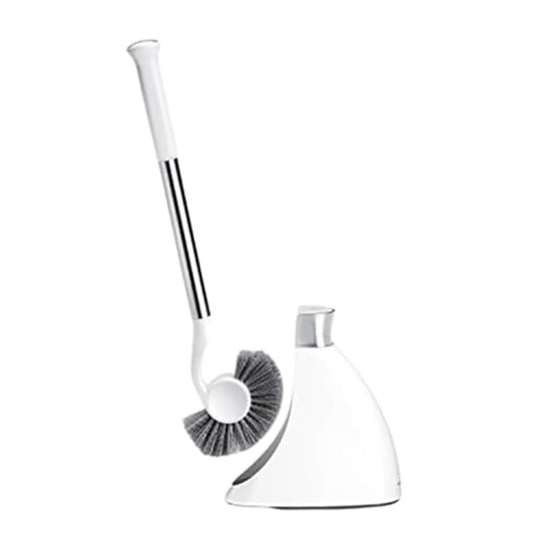simplehuman Toilet Brush and Plunger with Caddy, Stainless Steel