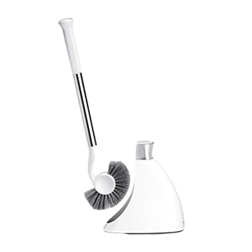 simplehuman Toilet Brush and Plunger with Caddy, Stainless Steel