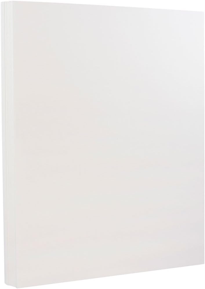 JAM PAPER Strathmore Cover Card Stock - Letter (8.5 x 11) - 50 Sheets