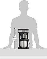 BUNN 55200 CSB3T Speed Brew Platinum Thermal Coffee Maker Stainless Steel, 10-Cup, Black Regular Coffee Maker