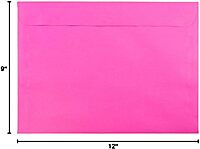 JAM Paper 9 x 12 Booklet Envelopes with Gummed Seal