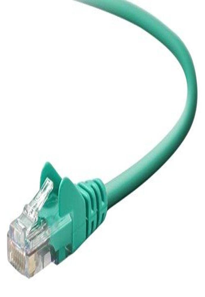Belkin A3L791-06-GRN-S Belkin Patch Cable - RJ-45 (m) - 6 ft - UTP - (Cat 5E) - Green