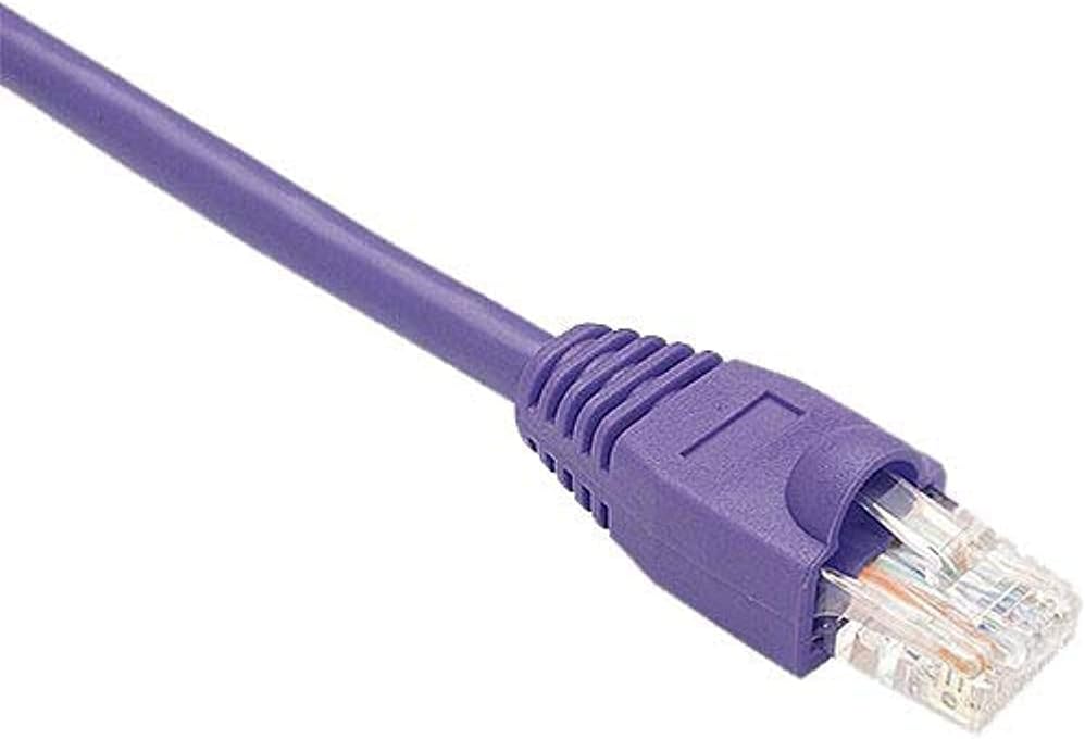 Unirise USA LLC Cat6 Gigabit Ethernet Patch Cable Utp Purple Snagless 2ft