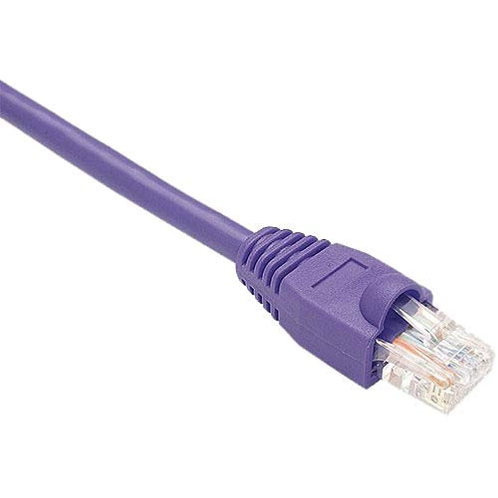 Unirise USA LLC Cat6 Gigabit Ethernet Patch Cable Utp Purple Snagless 2ft