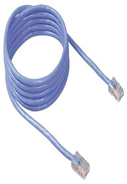7FT CAT5E PATCH CABLE, UTP, BLUE PVC JACKET, 24AWG, T568B, 50 MICRON, GOLD PLATE
