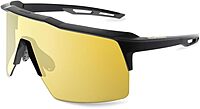 WARBIRD Ghost Wolf Polarized Mono-Shield Safety Sunglasses