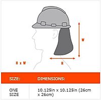 ERGODYNE Chill-Its Evaporative Polymer Cooling Hard Hat Pad