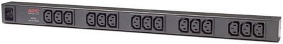 APC AP9572 Basic 0U Vertical Rack PDU – IEC C20 Input, 15x IEC C13 Outputs (Black)