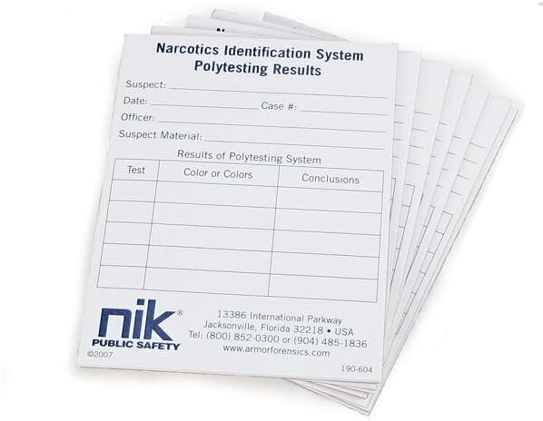 P-10 Polytesting Report Pads (25 Sheets)