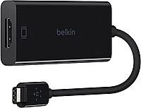 Belkin USB-C to HDMI Adapter, Chromebook Certified - 4K @ 60Hz Video Output, HDMI to USB-C Converter, USB Type-C to HDMI Adapter for MacBook, iPad Pro, and Other USB-C Devices - Black