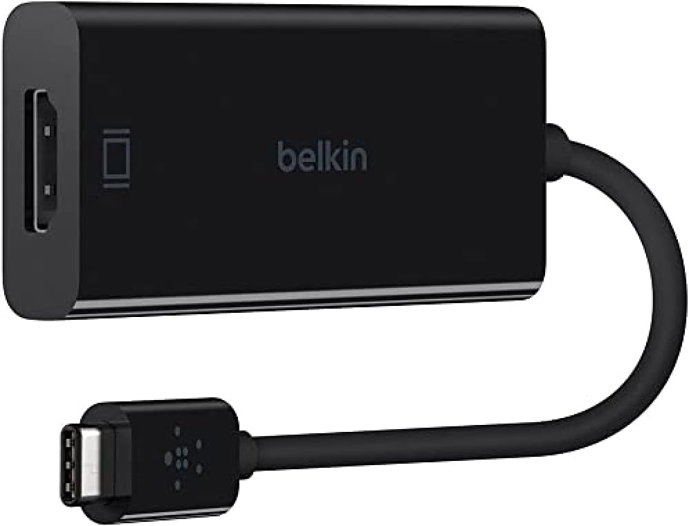 Belkin USB-C to HDMI Adapter, Chromebook Certified - 4K @ 60Hz Video Output, HDMI to USB-C Converter