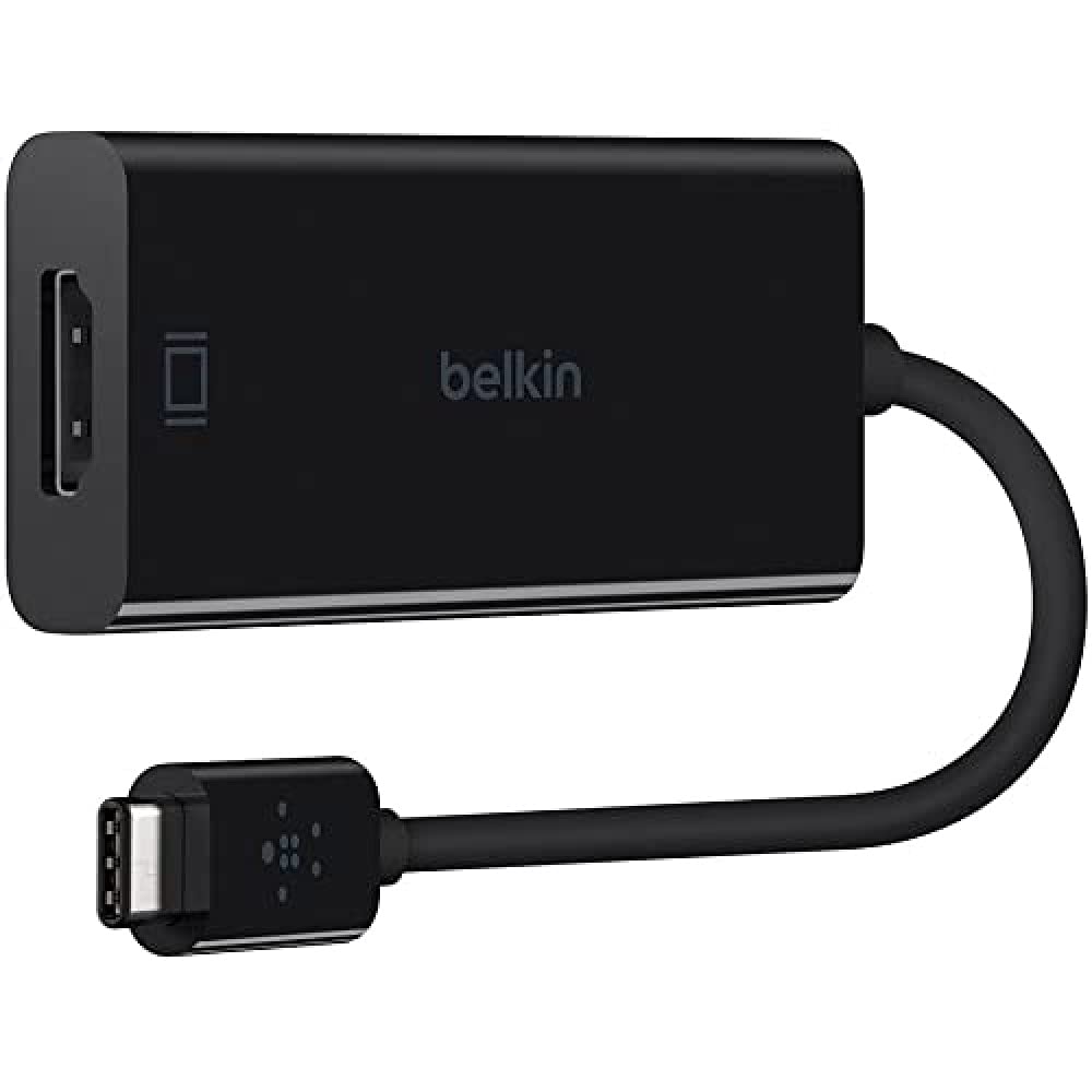 Belkin USB-C to HDMI Adapter, Chromebook Certified - 4K @ 60Hz Video Output, HDMI to USB-C Converter