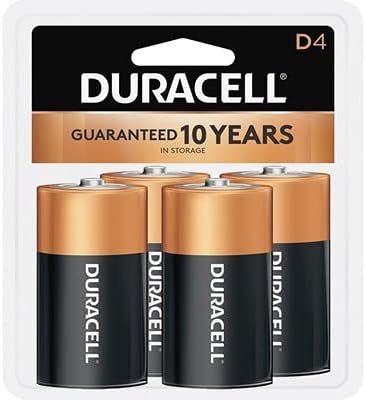 Duracell - CopperTop D Alkaline Batteries with recloseable package - long lasting