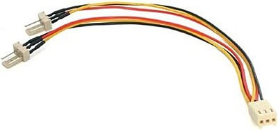 StarTech.com Fan Power Splitter Cable - 3-pin & 4-pin (Internal)