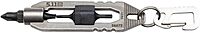 5.11 Tactical EDT Hex Tool Keychain, Stainless Steel, Style 56672, Tumbled Steel Color