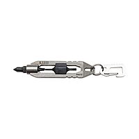 5.11 Tactical EDT Hex Tool Keychain, Stainless Steel, Style 56672, Tumbled Steel Color