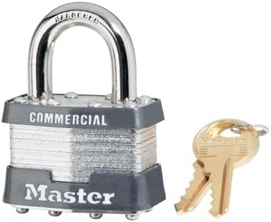 Master Lock 81KA, No. 81 Wide Laminated Steel Pin Tumbler Padlock (Pack of 24 pcs)