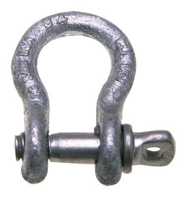 Anchor Shackle: Screw Pin, 13,000 lb Working Load Limit