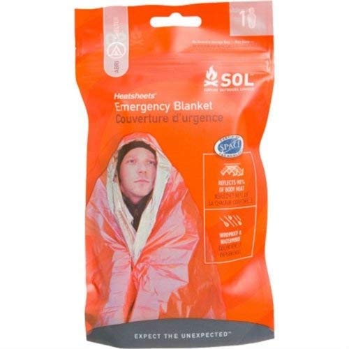 S.O.L. Survive Outdoors Longer Emergency Blanket
