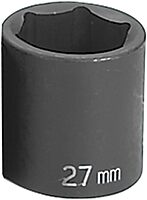 GREY PNEUMATIC 27mm 1/2 in Drive Socket