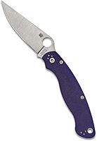 Spyderco Knives Military 2 Compression Lock C36GPDBL2 Blue G10 CPM-S110V Stainless Pocket Knife