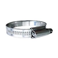Trident Marine 316 SS Non-Perforated Worm Gear Hose Clamp - 15/32" Band - (3/4" – 1-1/8") Clamping Range - 10-Pack