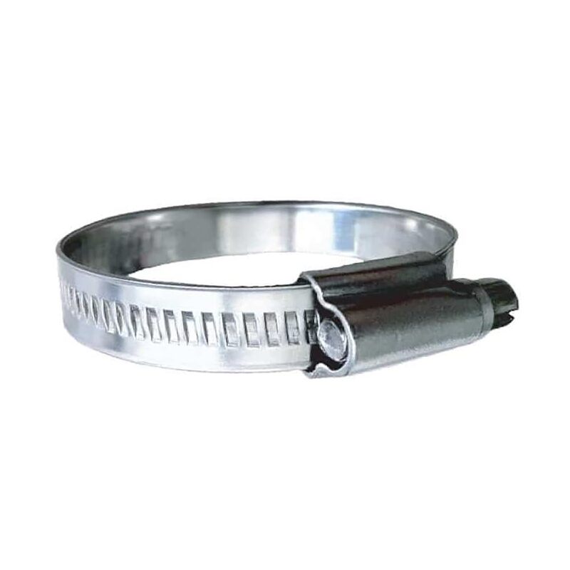 Trident Marine 316 SS Non-Perforated Worm Gear Hose Clamp - 15/32" Band - (3/4" – 1-1/8") Clamping Range - 10-Pack
