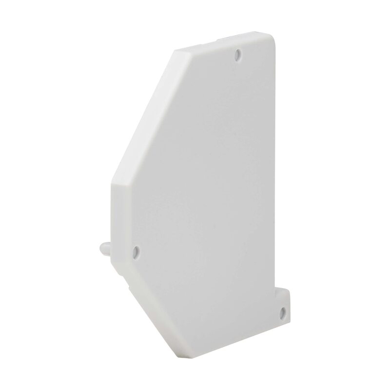 Tripp Lite DIN-Rail Right Cover for Mounting Enclosure Module, Attaches to N063-001-ENC-K1 for Ethernet Cable Connection in