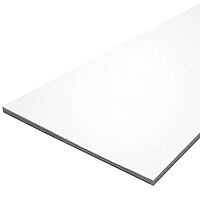TACO Metals Marine Lumber Sheet, 24 x 27 x 1/4-Inch, White
