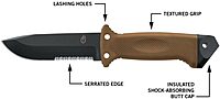 Gerber Gear LMF II Infantry Fixed-Blade Knife with MOLLE-Compatible Sheath