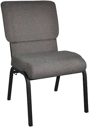 Flash Furniture Advantage Church Chair, Fossil/Black, PCHT113