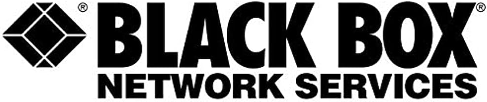 Black Box FMT1080 Panel-Mount Modular Coupler, RJ-11, 4-Wire, Black