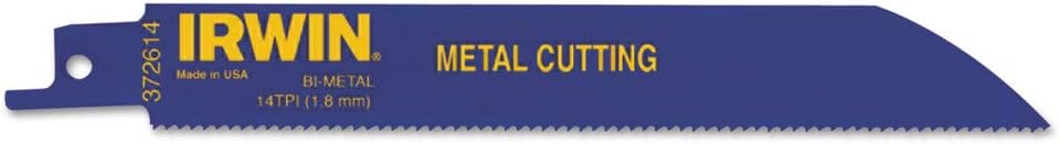 IRWIN Metal-Cutting Reciprocating Saw Blades, Bi-Metal