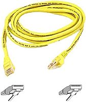 Belkin Cat6 Cable - RJ-45 Male - RJ-45 Male - 5ft - Yellow