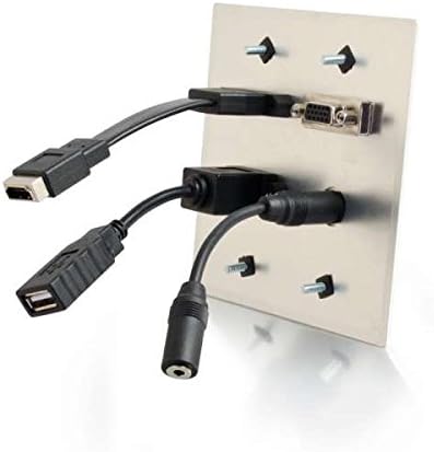 C2G Decora Wall Plates and Snap-In Keystone Inserts