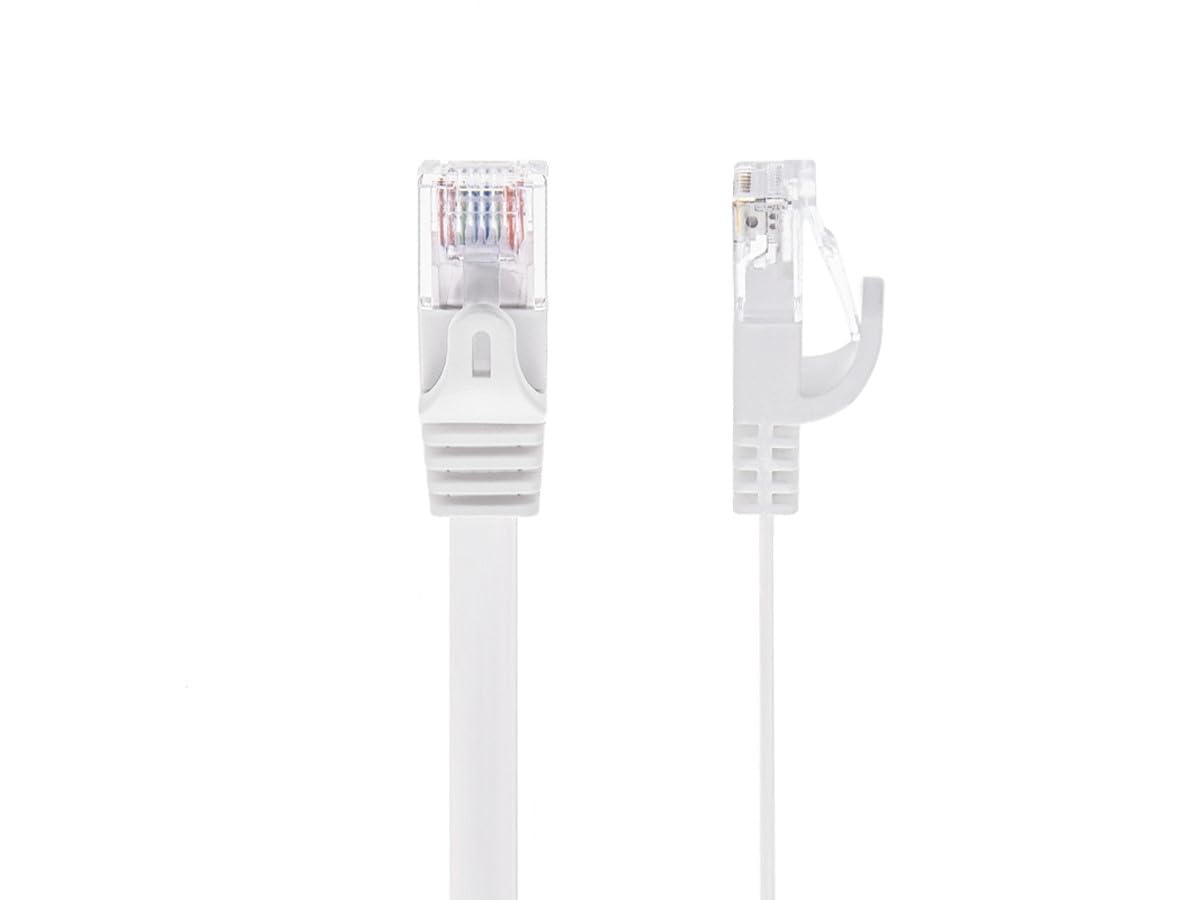 Monoprice FLEXboot Flat Cat6 Ethernet Patch Cable (UTP, 30AWG, Pure Bare Copper, 550MHz)