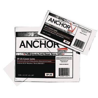 Anchor Brand 101-SP-2 100% CR-39 Plastic Replacement Lenses