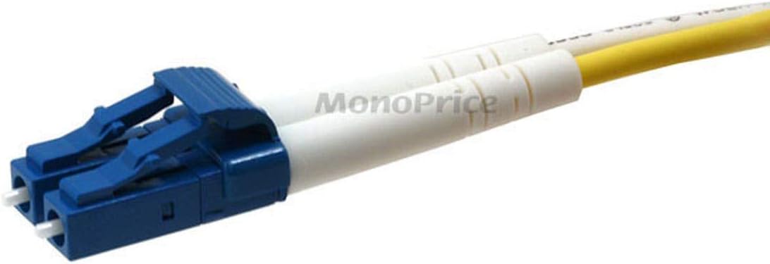 Monoprice Fiber Optic Cable, LC/LC, Single Mode, Duplex (9/125 Type) - Yellow