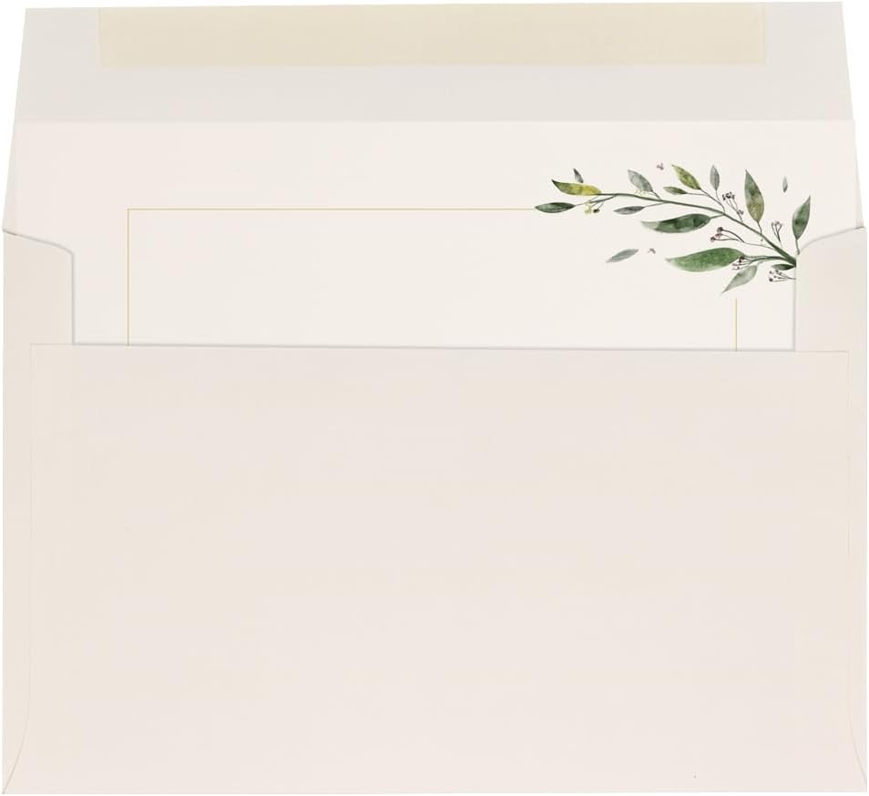 JAM PAPER Blank Flat Note Cards