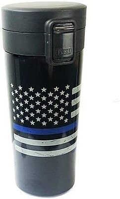 Thin Blue Line Tumbler - American Flag